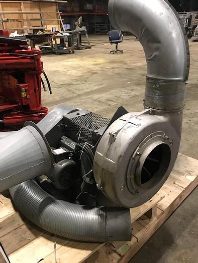 Used CINNCINNATI FAN TRIM BLOWER 2HP MOTOR