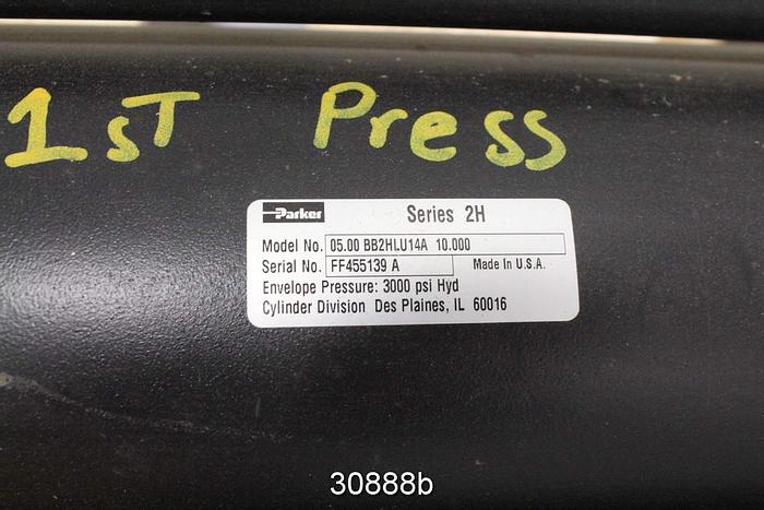 Unused Parker 05.00B2HLU14A Actuator Piston, 5" Bore, 16" Stroke #30888