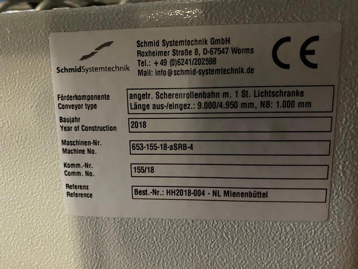 Gebraucht Scheren- Rollenbahn