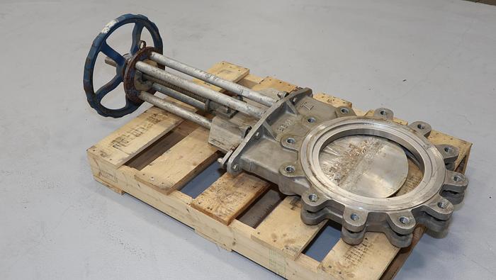 Used True Line 14" Hand Operated Knife Gate Valve #44512
