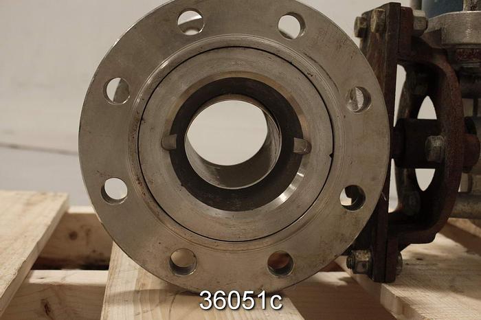 Used Neles Jamesbury 4 5150 31 360TT 4" Ball Control Valve #36051