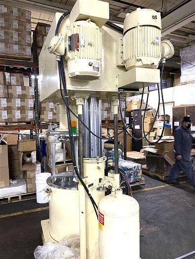 Used 40 GALLON ROSS TRIPLE SHAFT MIXER - S/S - VACUUM - JACKETED