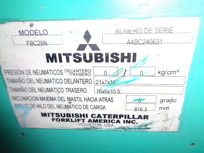 Usado 2012 MITSUBISHI LOTE 8 MONTACARGAS ELECTRICOS