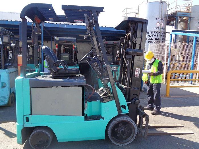 Usado 2012 MITSUBISHI LOTE 8 MONTACARGAS ELECTRICOS