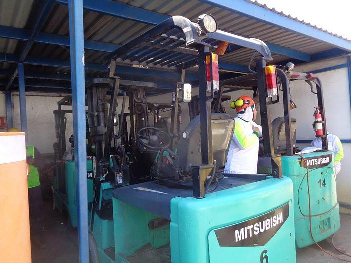 Usado 2012 MITSUBISHI LOTE 8 MONTACARGAS ELECTRICOS