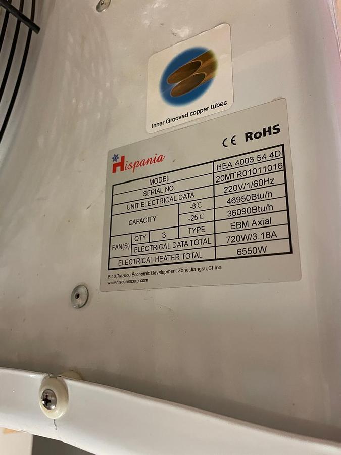 Usado UNIDADES EVAPORADORAS Y CONDENSADORAS