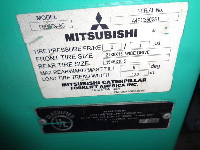 Usado 2012 MITSUBISHI LOTE 8 MONTACARGAS ELECTRICOS