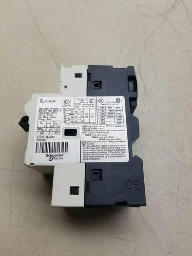 Used Telemecanique, Square D, GV2-RT10, 4-6.3A Motor Circuit Breaker