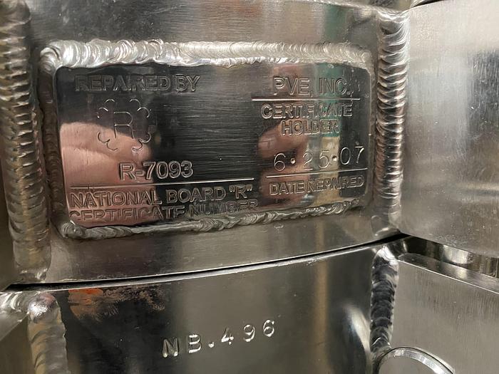 Used CUNO 16ZPB 16" Stainless Steel Cartridge Filter Housing 150 PSI @ 300 °F