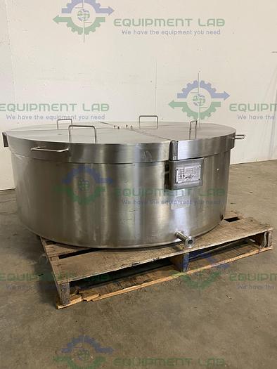 Used Millipore Stainless Steel Resin Container 88277020 w/ Sanitary Fittings