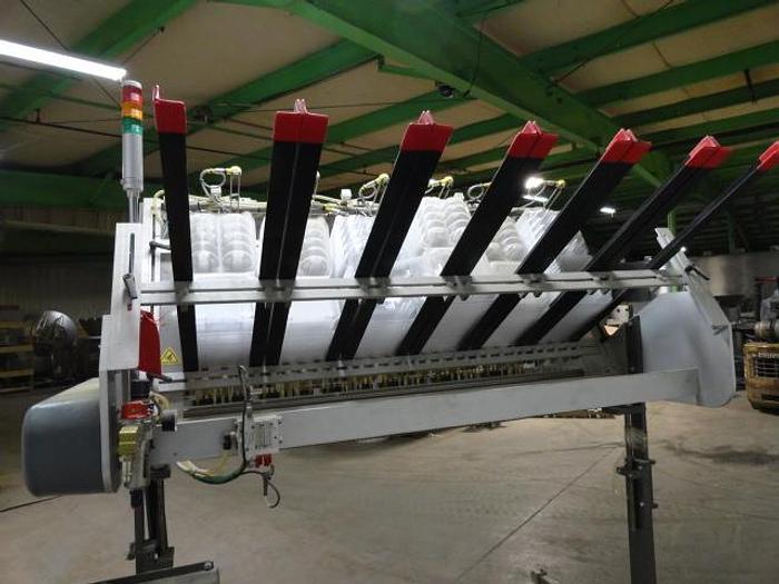 Used Graphic Packaging Denester/Feeder; 6-Lane, Built 2012