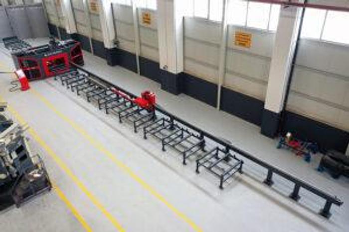 3 ADM ECO 7 Axis Three Spindle CNC Drill Line