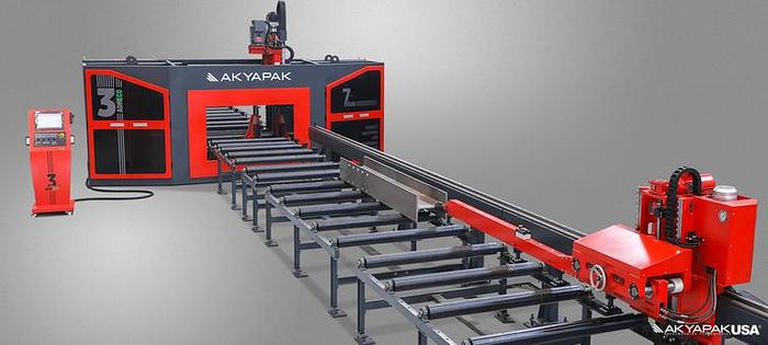 3 ADM ECO 7 Axis Three Spindle CNC Drill Line