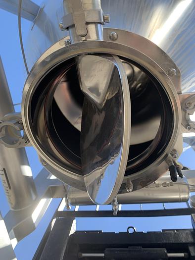 Used LB Bohle 1800 Liter Stainless Steel IBC Blending Tank Max Temp 100 C