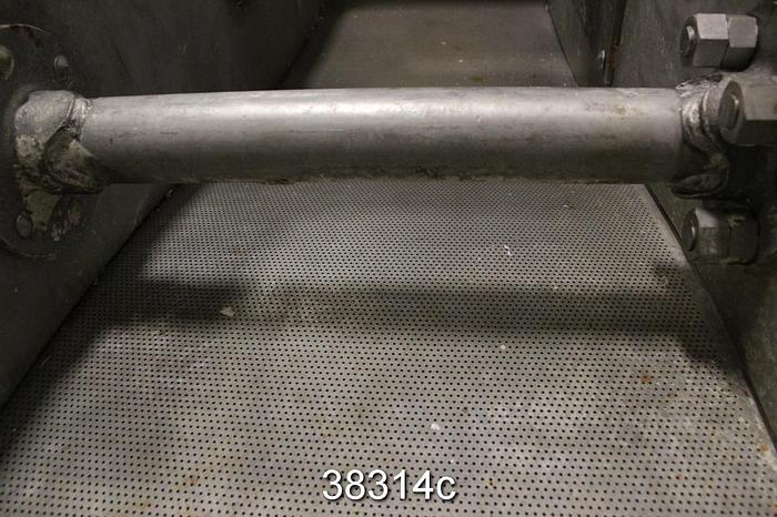 Used Bird JS24 Vibrating Screen Vat, 0.078" Holes #38314