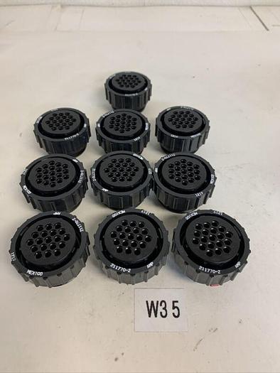 211770-2 AMP/TYCO CONNECTOR PLUG SIZE 23 19 POSITION (LOT OF 10)FAST SHIPPING!