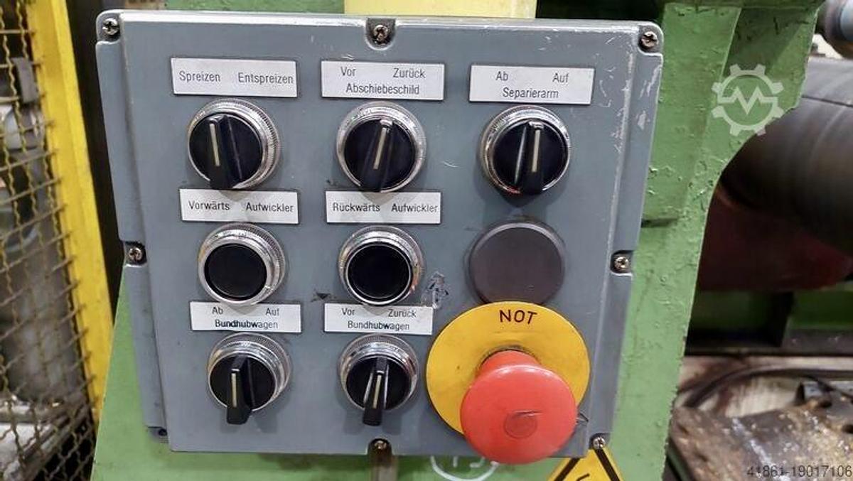 Used Taglio lamiere da bobina usata totalmente automatica di Marca HEGO Tedesca .