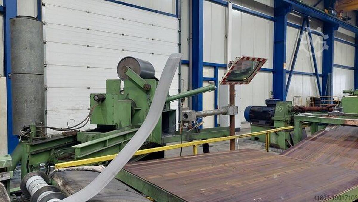 Used Taglio lamiere da bobina usata totalmente automatica di Marca HEGO Tedesca .