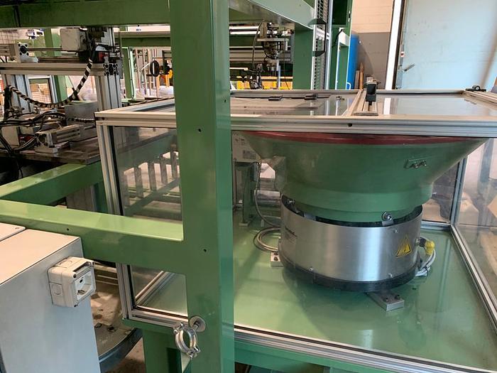 Ricondizionato Impianto automatico salda-piegatrice per Ganci per Espositori e Supermarket 