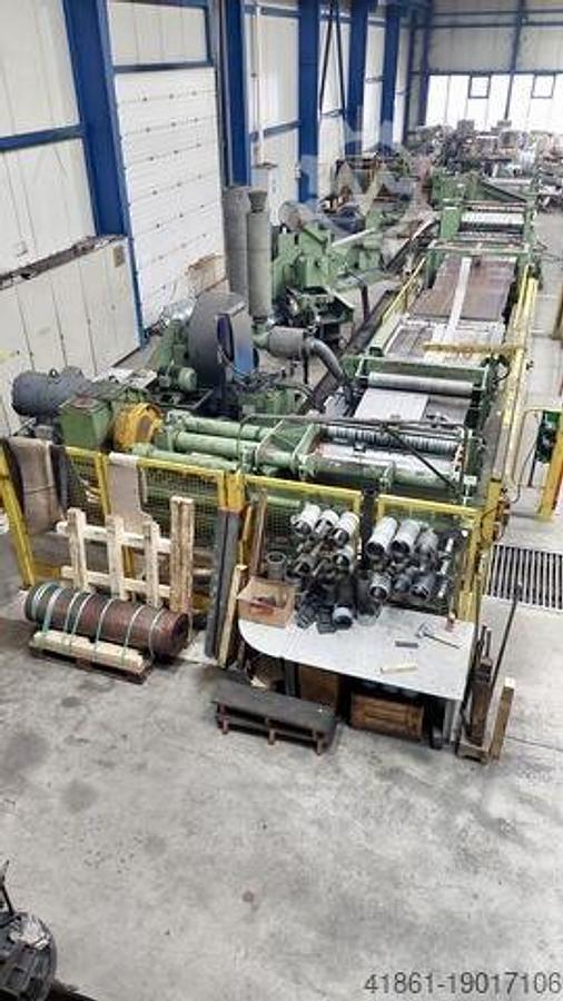 Used Taglio lamiere da bobina usata totalmente automatica di Marca HEGO Tedesca .