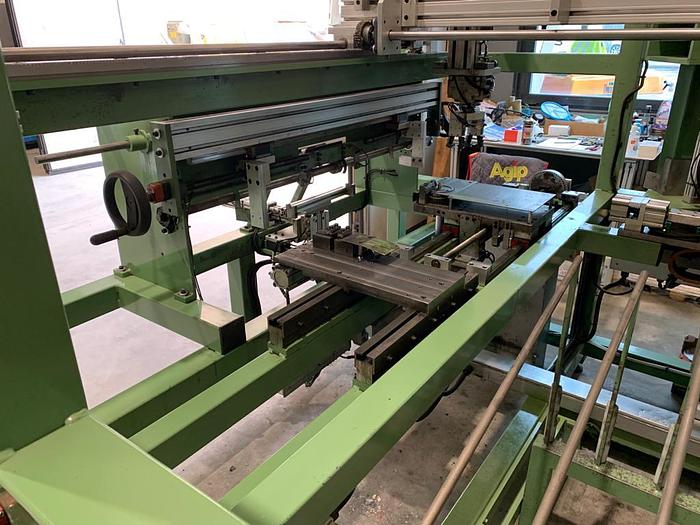 Ricondizionato Impianto automatico salda-piegatrice per Ganci per Espositori e Supermarket 