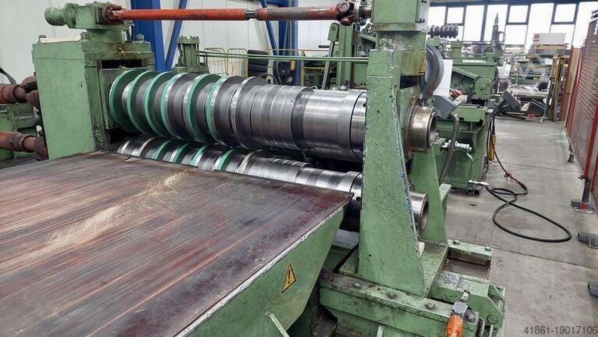 Used Taglio lamiere da bobina usata totalmente automatica di Marca HEGO Tedesca .