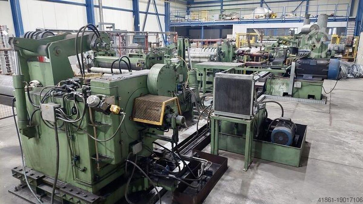 Used Taglio lamiere da bobina usata totalmente automatica di Marca HEGO Tedesca .