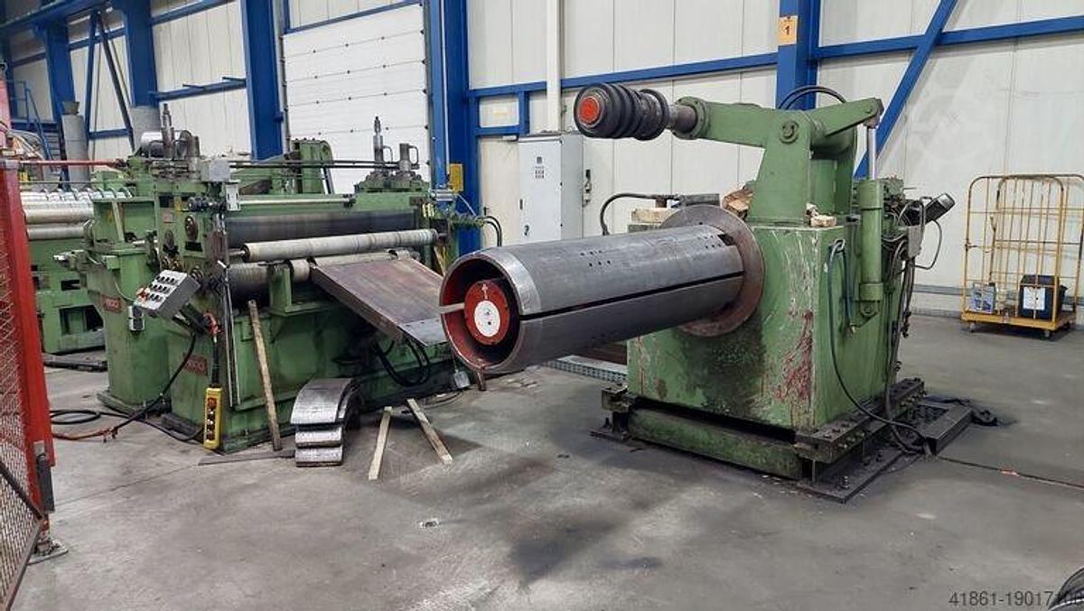 Used Taglio lamiere da bobina usata totalmente automatica di Marca HEGO Tedesca .