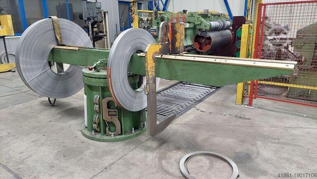 Used Taglio lamiere da bobina usata totalmente automatica di Marca HEGO Tedesca .