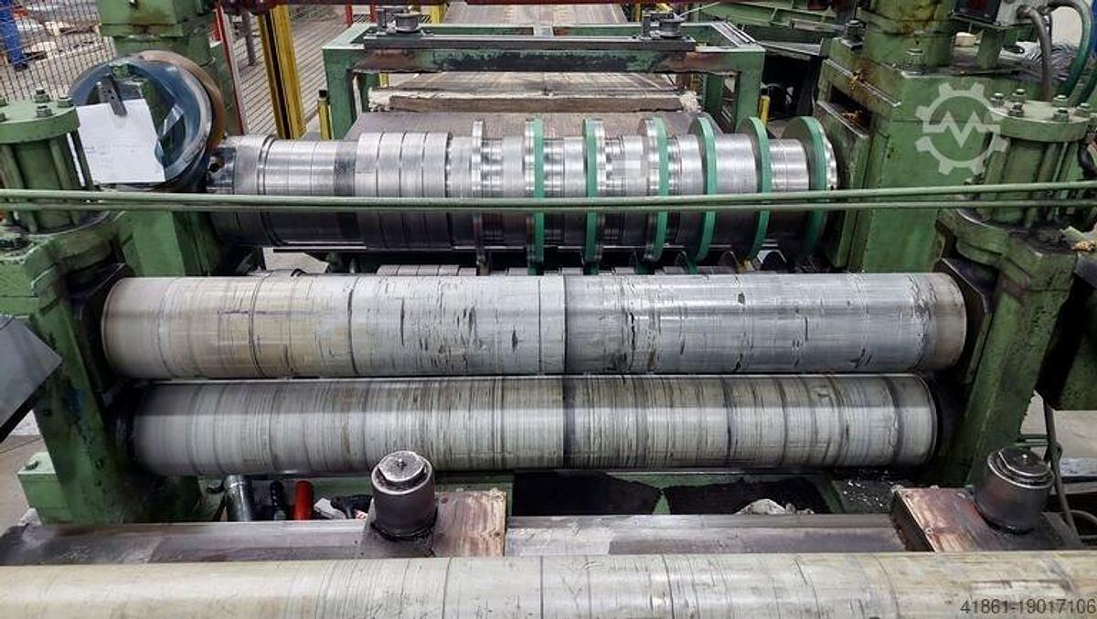 Used Taglio lamiere da bobina usata totalmente automatica di Marca HEGO Tedesca .