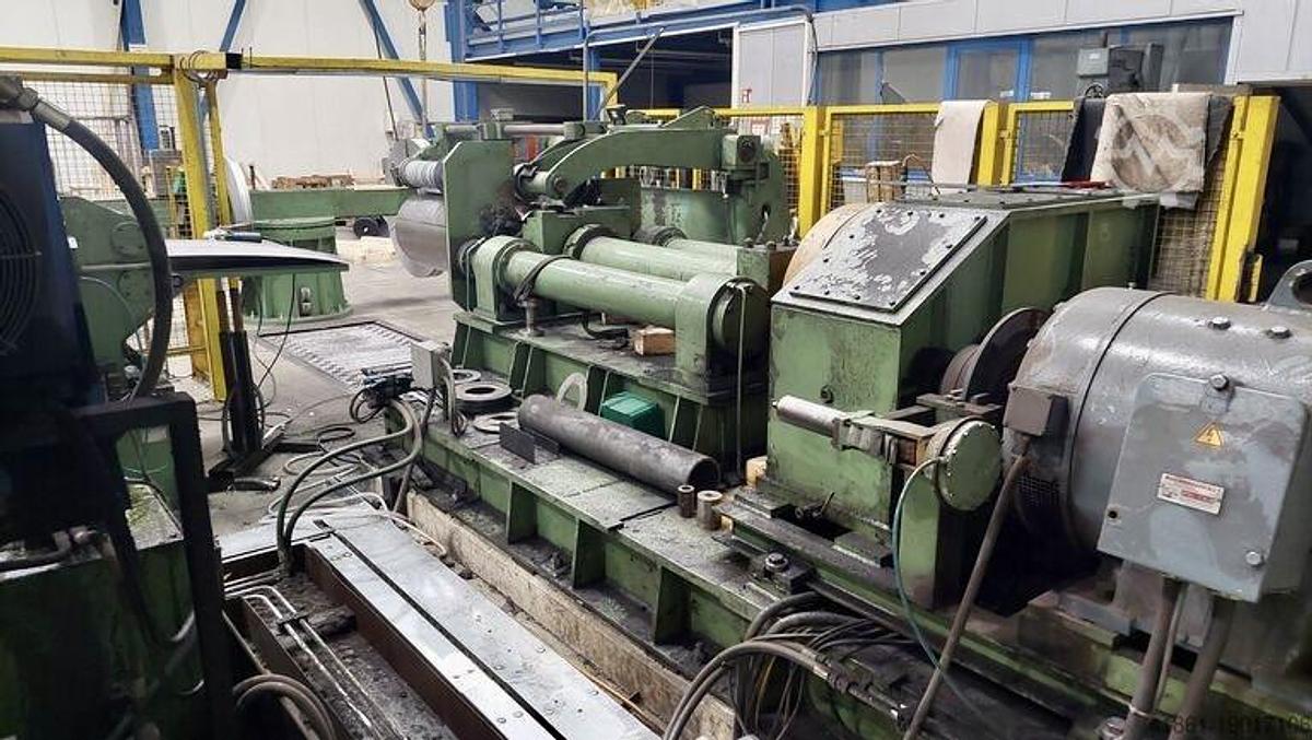 Used Taglio lamiere da bobina usata totalmente automatica di Marca HEGO Tedesca .