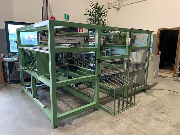 Ricondizionato Impianto automatico salda-piegatrice per Ganci per Espositori e Supermarket 