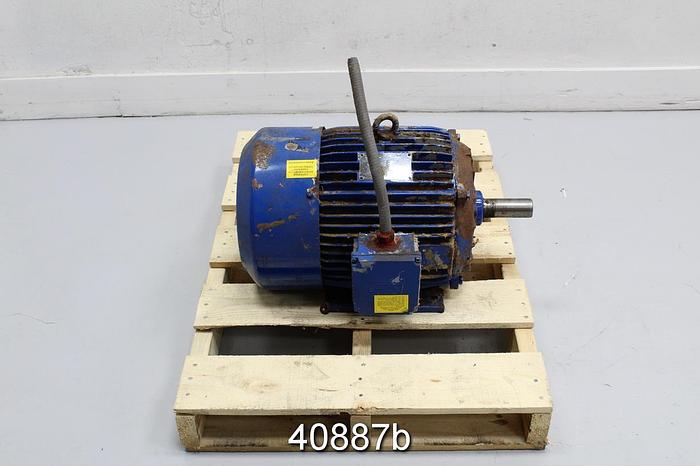 Used Electrim 5 HP AC Motor, 880 Rpm, 230-460 Volts #40887