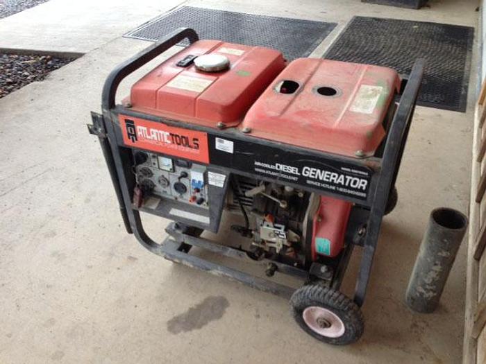 Used Atlantic Tools 7500 Diesel Generator