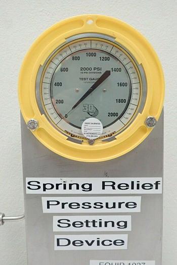 Used 3D Instruments 25544-32B14 2000 PSI Test Gauge Pressure Setting Device 1/4% Accu