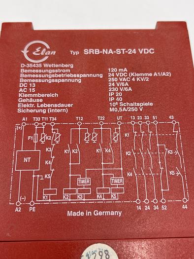Used Elan SRB-NA-ST-24 VDC