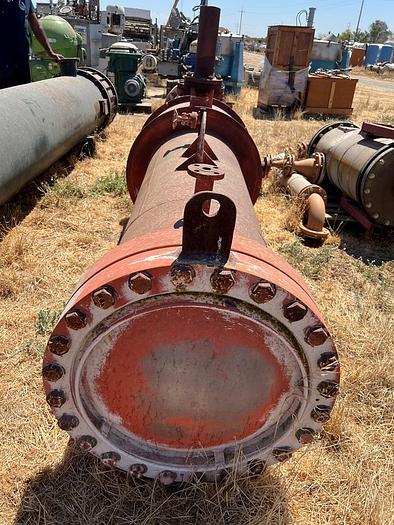 Used Heat Exchanger, Shell & Tube, 300 SF, Inconel, 50 PSI, Davis Fabrication #S744725