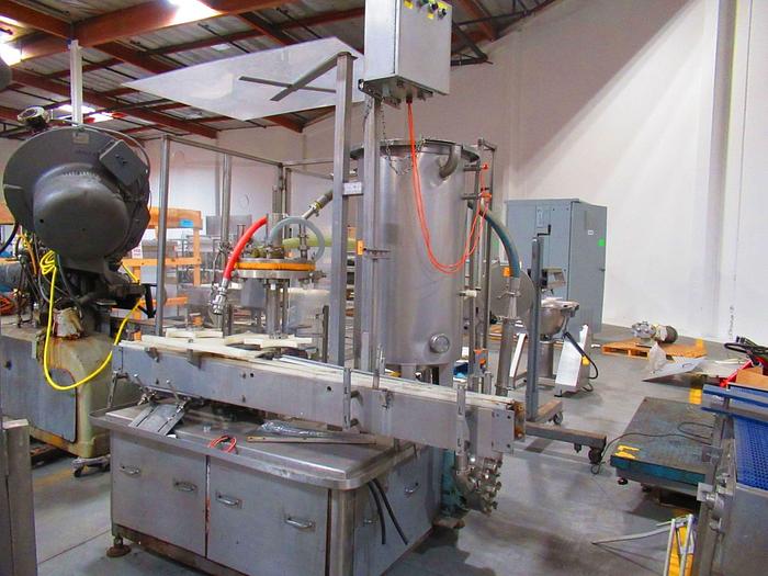 Used Pacific 8 head rotary Filler