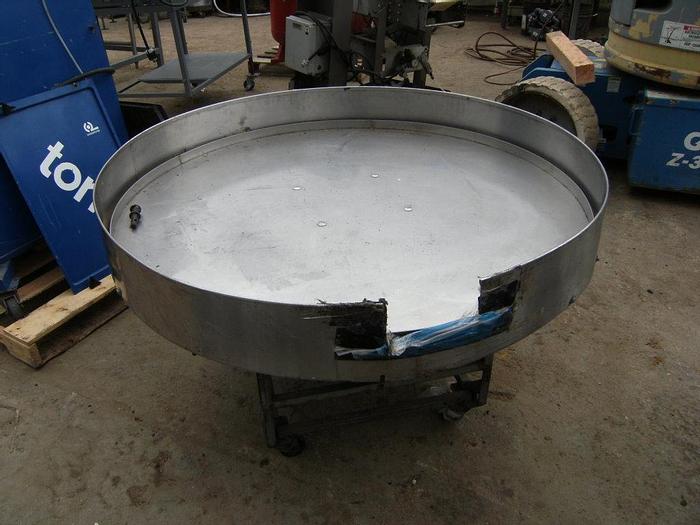 Used Table, Accumulation, 48", S/st, C/st Frame, 1/2 HP (2) #S740255