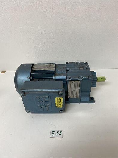 Used Sew-Eurodrive DFT71C4 TEFC 3PH .33HP 230/460V W/ R17DT71C4 13.84 Ratio Warranty!