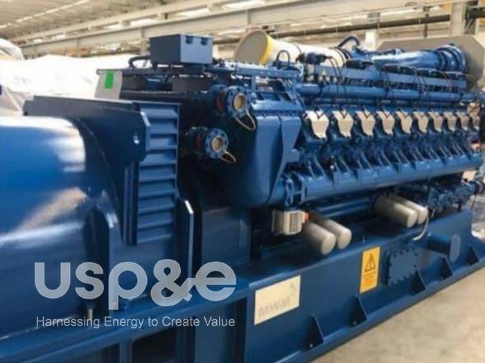 Used 2 MW 2018 Used MWM TCG2020V20 Natural Gas Generator Sets