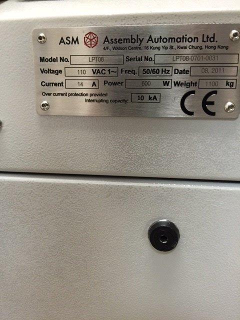 Used 2011 ASM LPT08 taping and packaging system