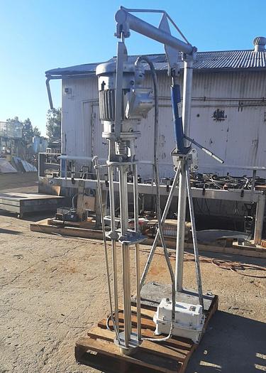 Used Mixer, High Shear, 5 HP, 316 S/st, Gifford Wood, Homogenizer #S744287