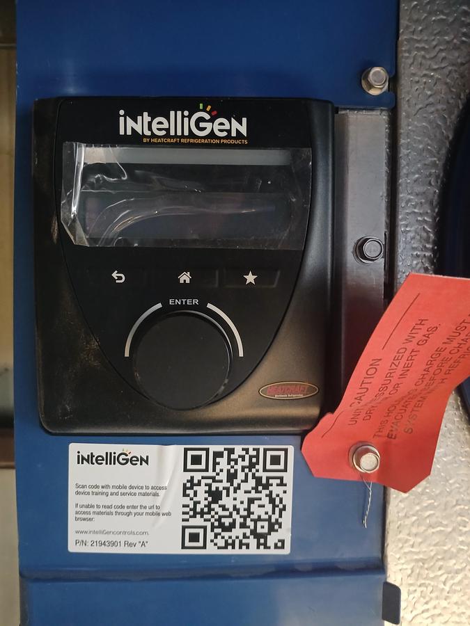 Walk-in cooler condenser