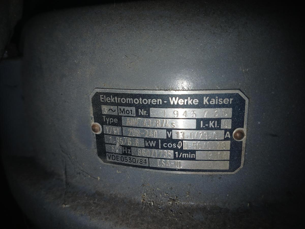 Used Elektromotoren‑Werke Kaiser ADY 28/1/s Motor