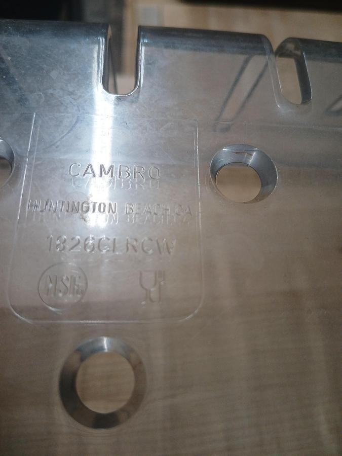 Used Clear strainer tray