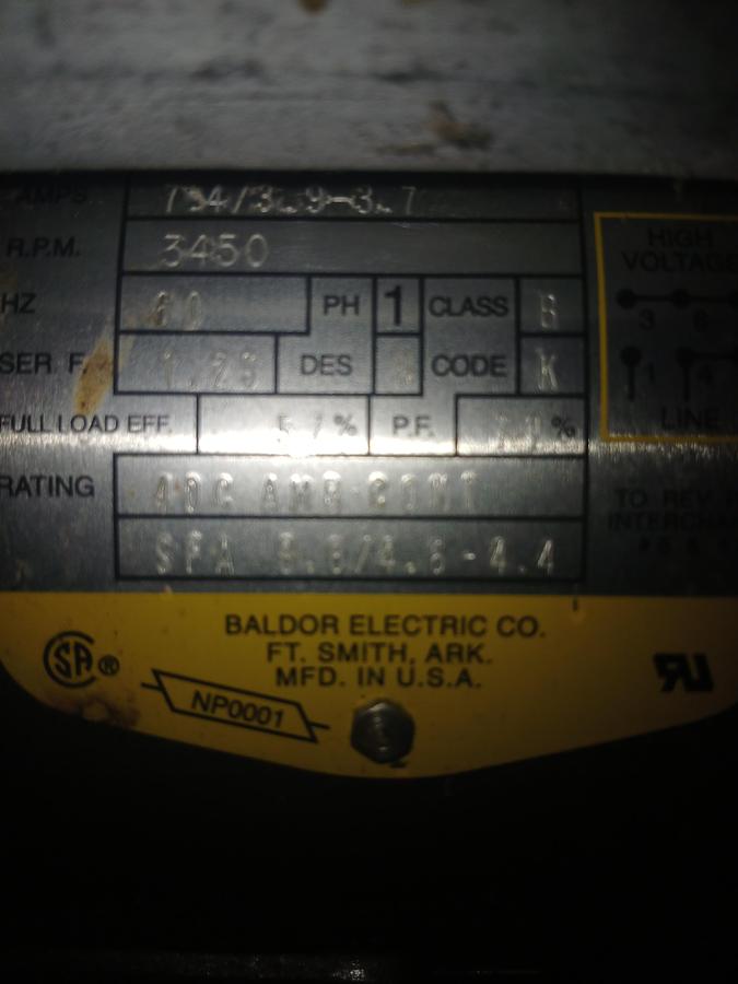Used Baldor Electric Motor