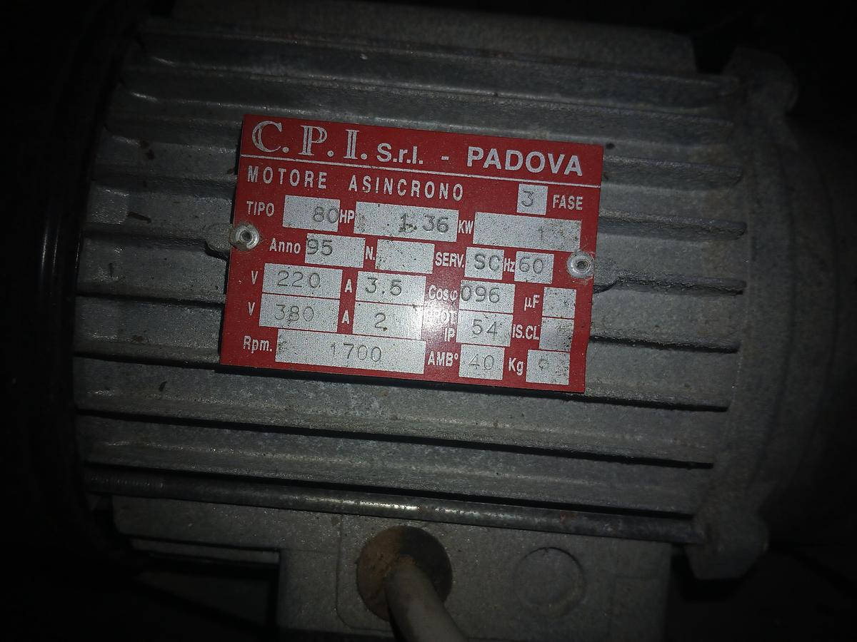 Used CPI AM80 Electric Motor