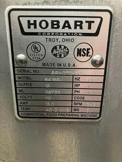 Refurbished HOBART 84186U Food Chopper