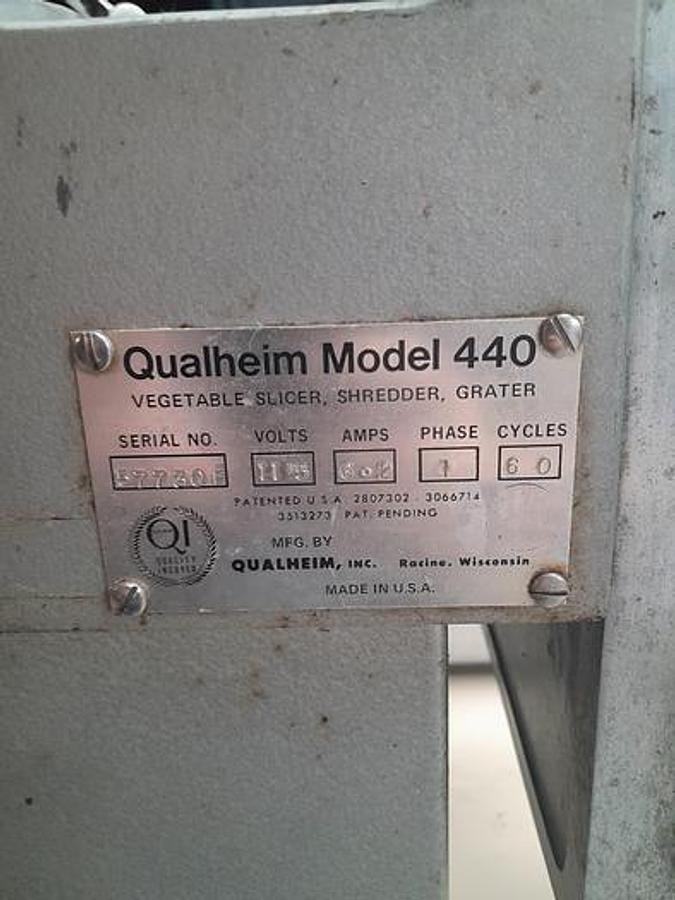 Used QUALHEIM FOOD PROCESSOR Md. 440